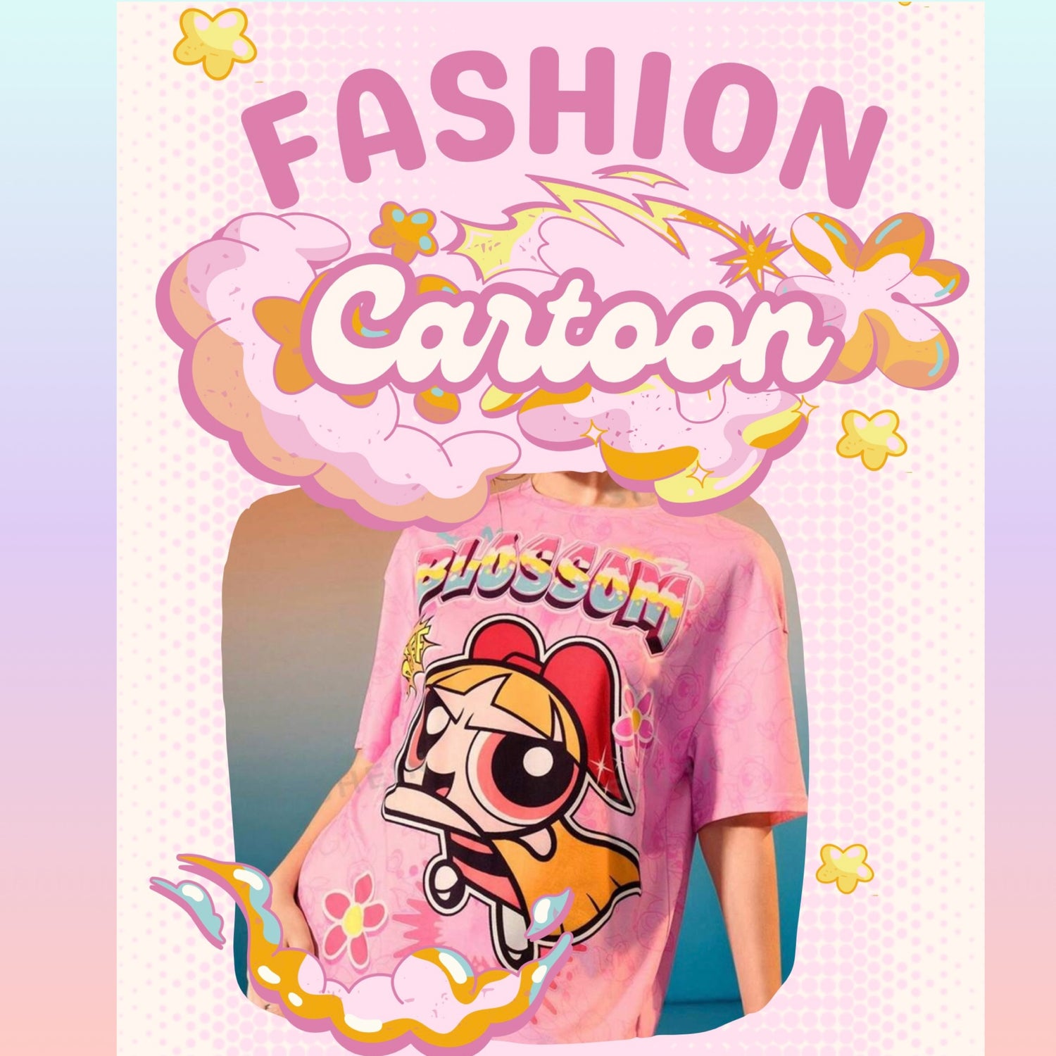 Fashion Cartoon Wear Men and Women