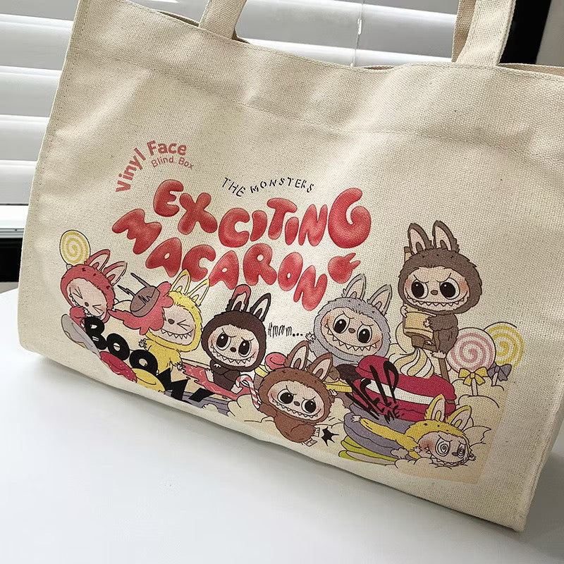 Exciting Macaron Tote Canvas