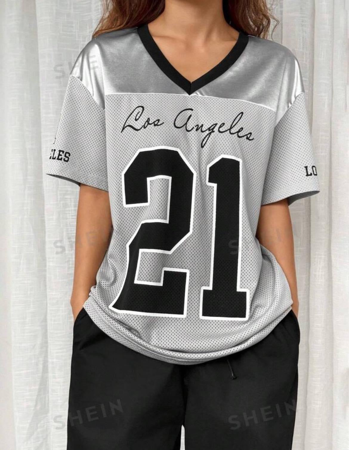 Los Angeles Sporty Fashion Grey Shirts