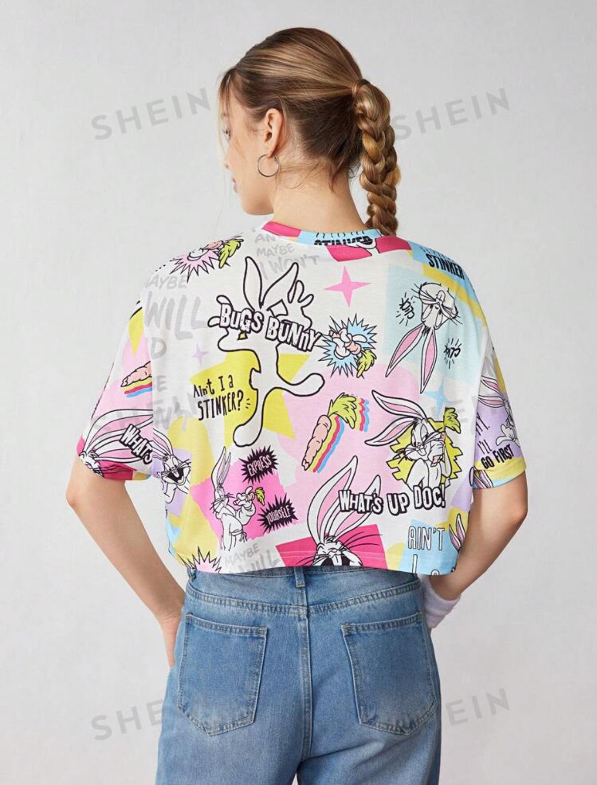 Looney Tunes Bugs Bunny Cropped Top for Women