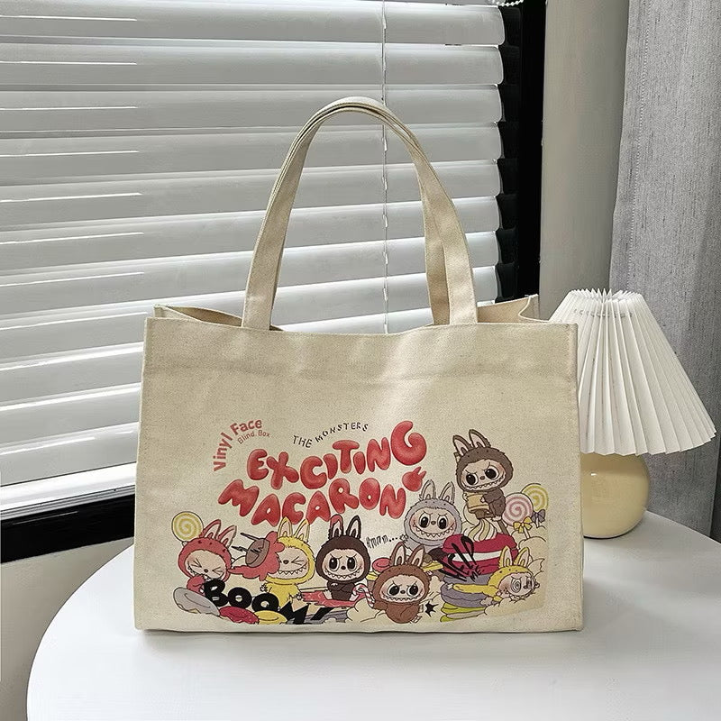 Exciting Macaron Tote Canvas